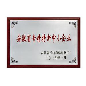 安徽省專精特新中小企業(yè)